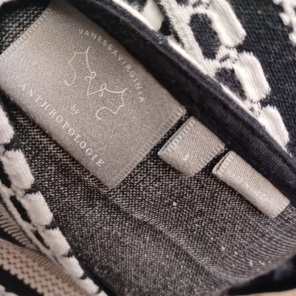 Anthropologie Vanessa Virginia Sleeves Top Small Lightweight Textured Excellent - Picture 3 of 4